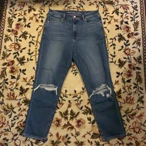 American eagle stretch mom jeans